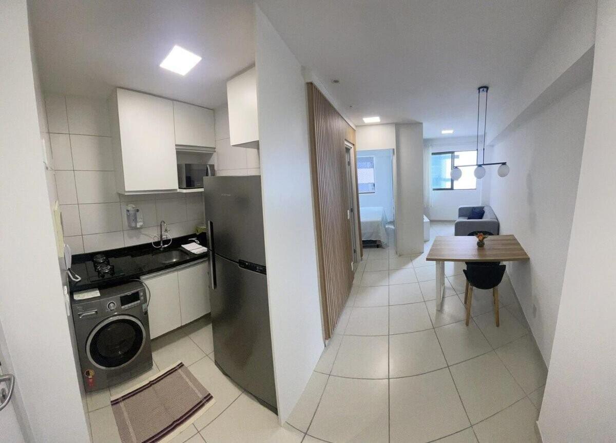 Sm 504 - Excelente Flat Funcional Padrao Beach Class Recife Bagian luar foto
