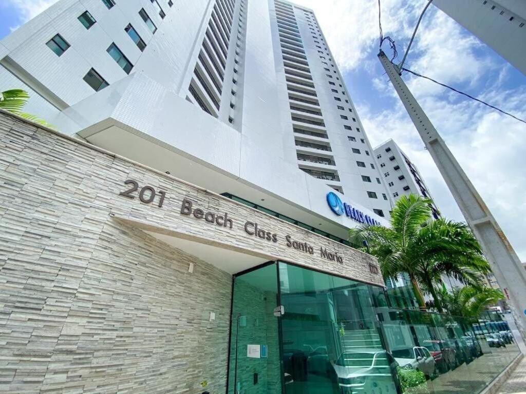 Sm 504 - Excelente Flat Funcional Padrao Beach Class Recife Bagian luar foto
